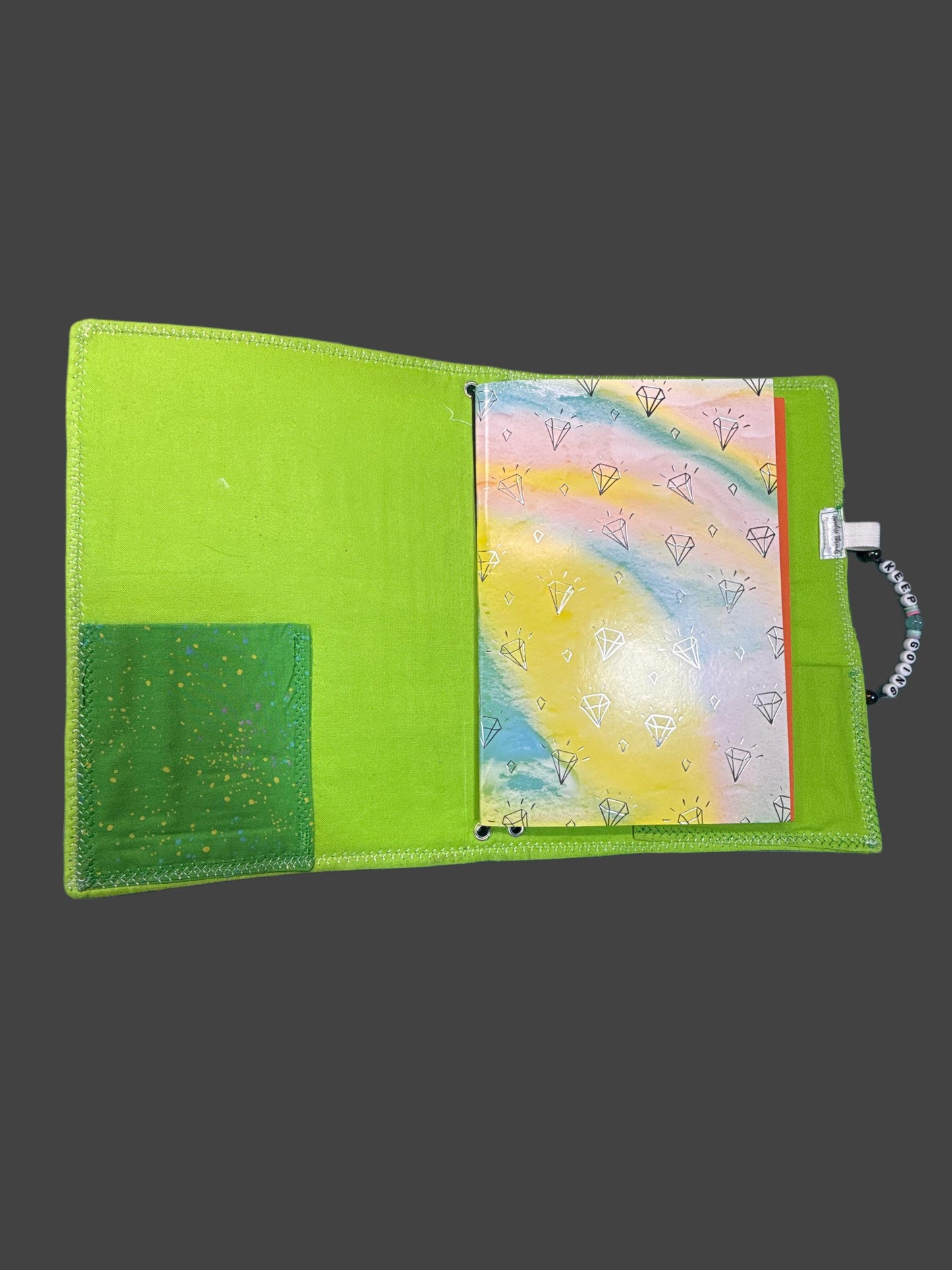 Travelers Journal Cover (Green Speckled)