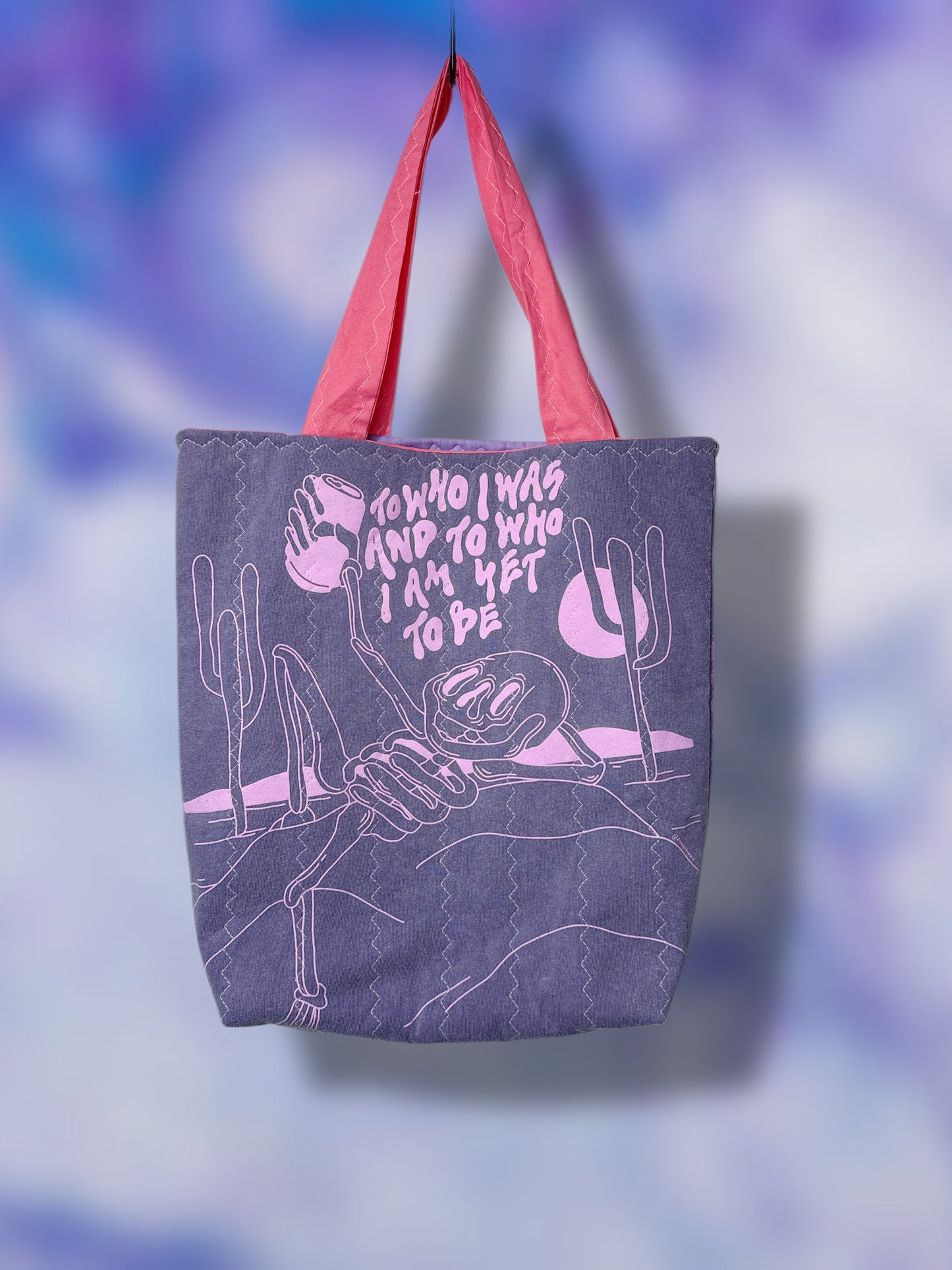 "To who I was" tote