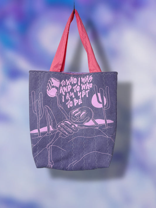 "To who I was" tote