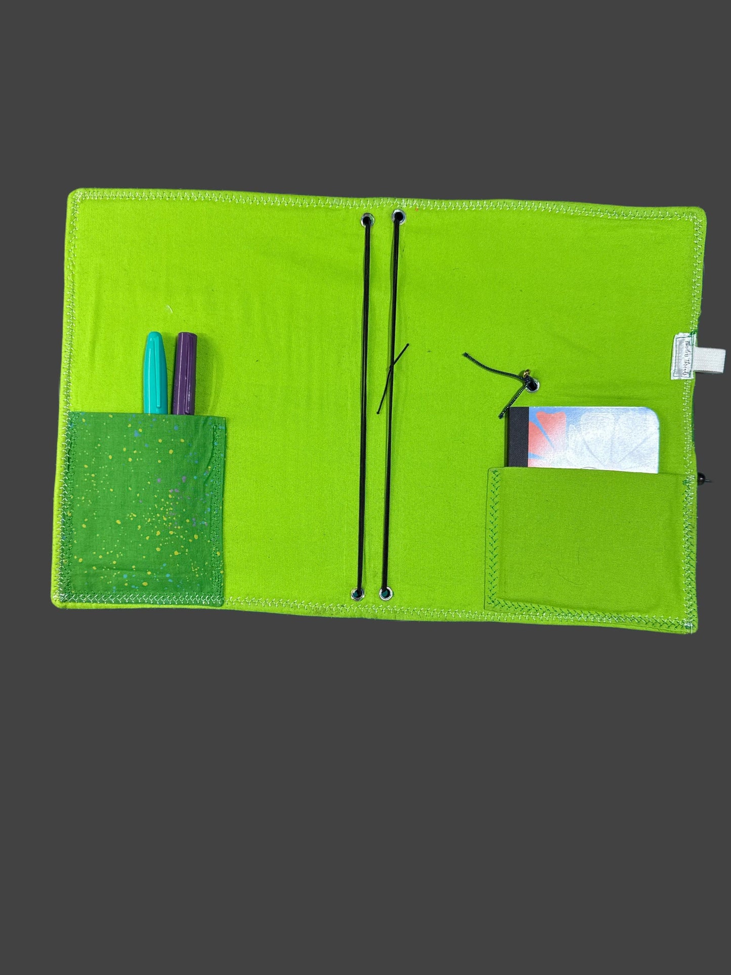 Travelers Journal Cover (Green Speckled)